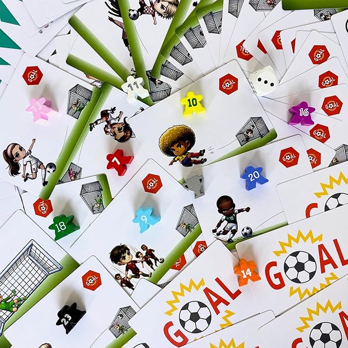 The Beautiful Board Game | Family Board Game | Soccer Board Game for Kids and Adults | Football Board Game | Ages 5+ | for 2 to 10 Players | Average Playtime 15 min | Made by Futbol Land